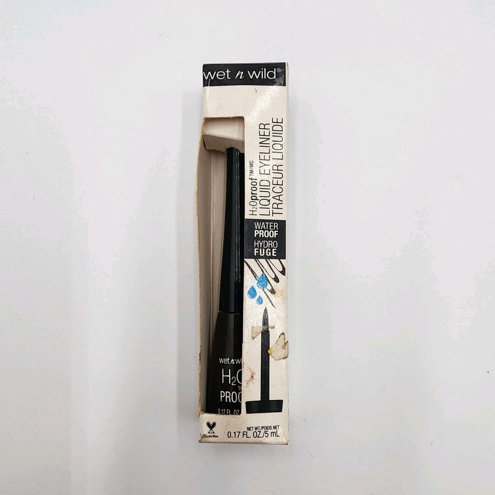 Wet n Wild H2OProof Liquid Eyeliner Dark Brown 880 Waterproof .17‎ Fl Oz New